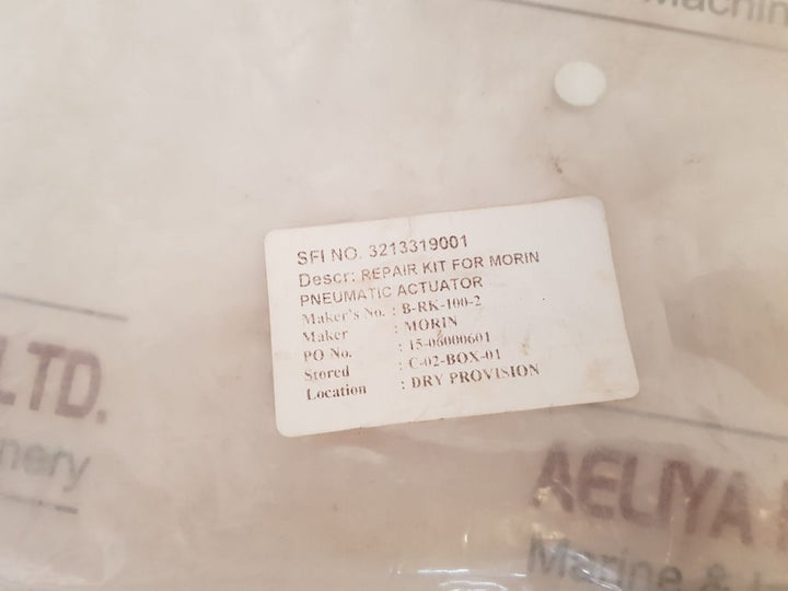 Morin b-rk-100-2 repair kit for morin pneumatic actuator