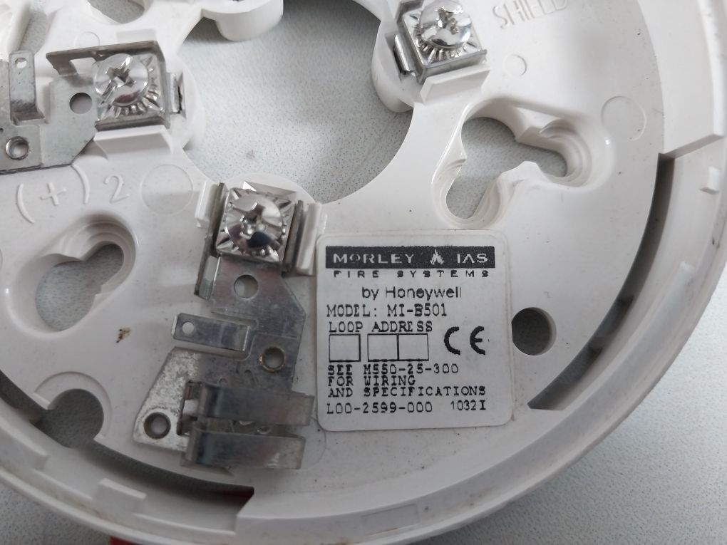 Lot Of 3X Morley Ias Mi-b501 Addressable Detector Base