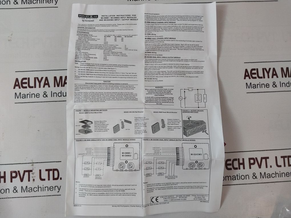 Morley Ias/Honeywell Mi-dmmi Single Input Module