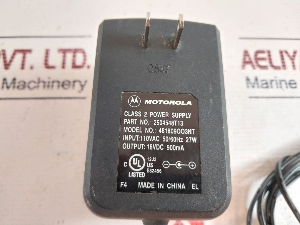 Motorola 2504548T13 Class 2 Power Supply Transformer