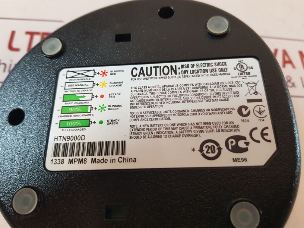 Motorola htn9000d single-unit charger base