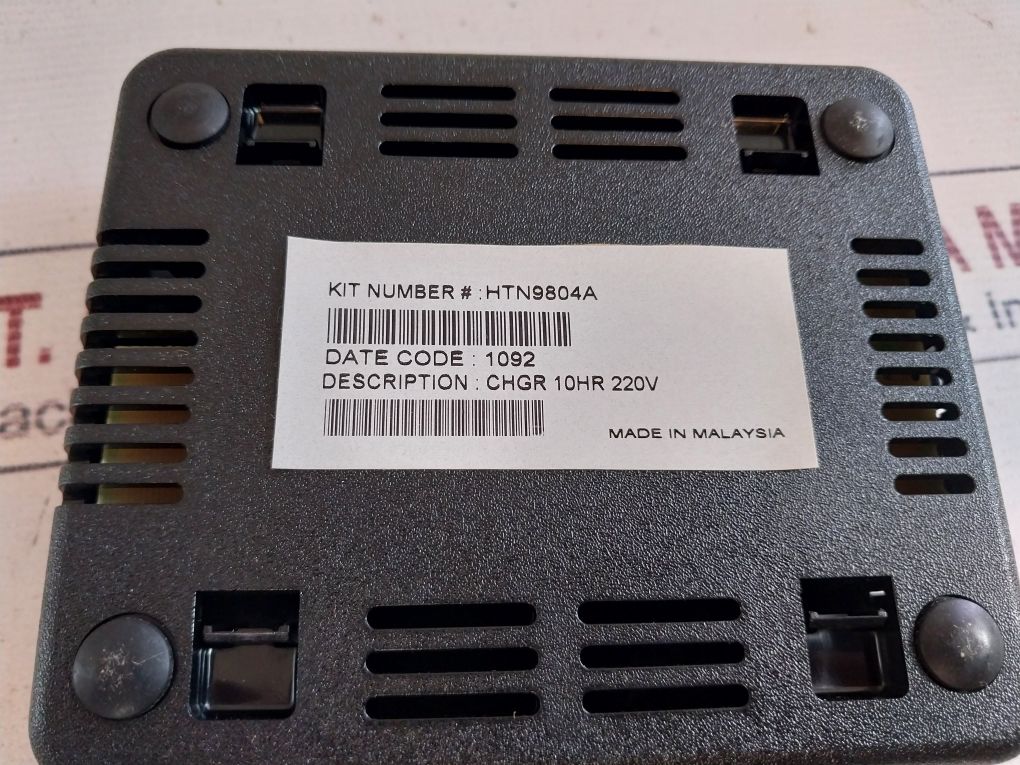 Motorola Htn9804A Battery Charger 10Hour/ 220V
