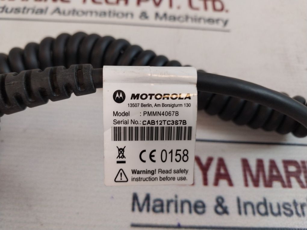 Motorola Pmmn4067B Remote Speaker Microphone Ip54