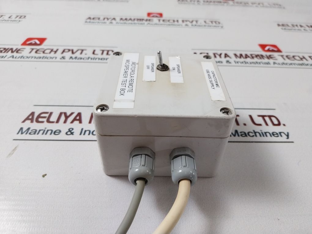 Motorola Remote Mic/Speaker Test Box
