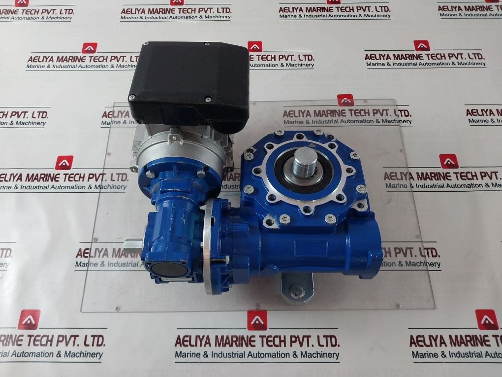Motovario S71B4 Motor With Sw 075 / Sw 040 Gear Reducer