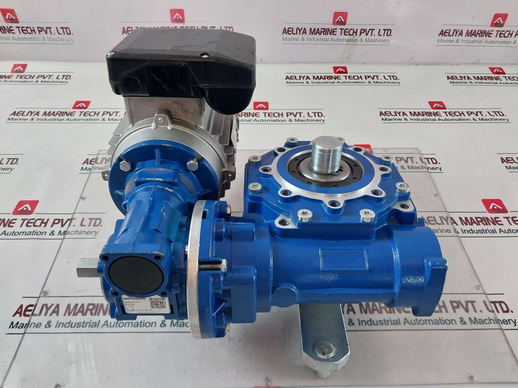 Motovario S71B4 Motor With Sw 075 / Sw 040 Gear Reducer