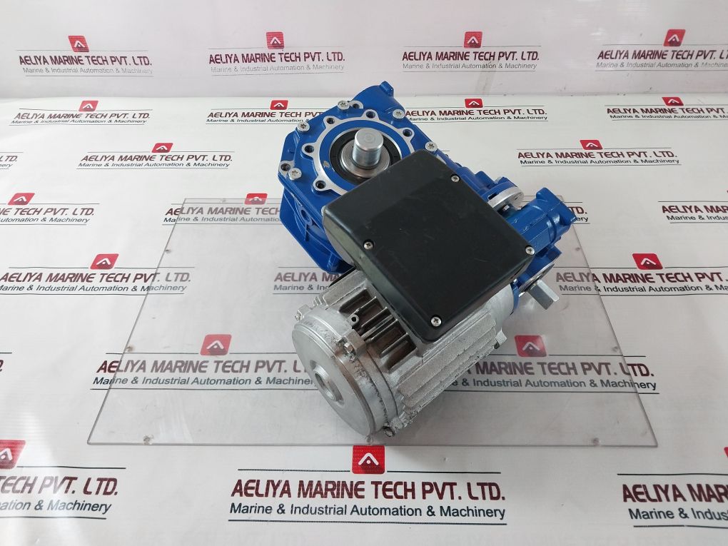 Motovario S71B4 Motor With Sw 075 / Sw 040 Gear Reducer