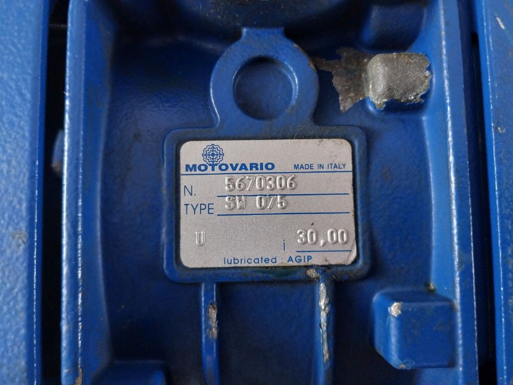 Motovario S71B4 Motor With Spaggiari Trasmissioni 000005712697 / 5670306