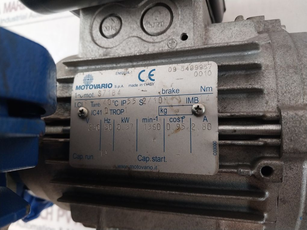 Motovario S71B4 Motors With Spaggiari Trasmissioni 000005712697