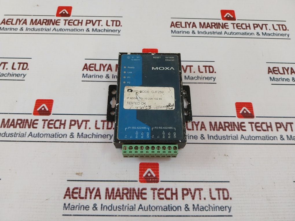 Moxa 10/100M 5232 Ethernet Device Sever V1.0 12-30V