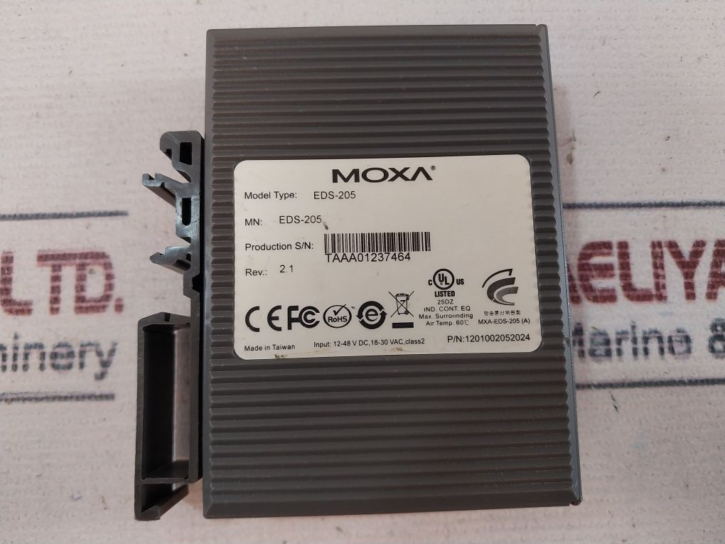 Moxa Eds-205 Ethernet Switch Rev.: 2.1