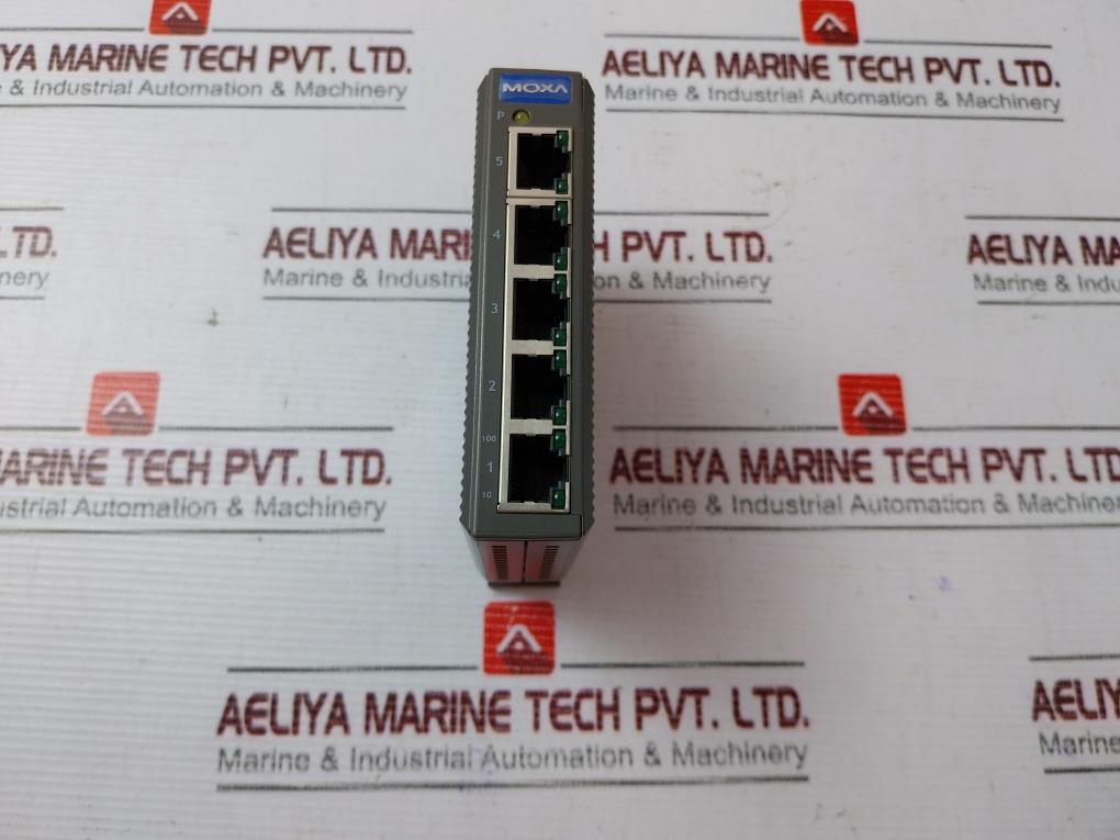 Moxa Eds-205 Ethernet Switch 1201002050400, 12-48 Vdc