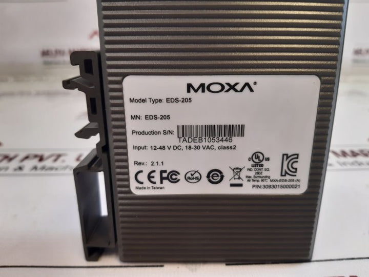 Moxa Eds-205 Ethernet Switch Rev. 2.1.1
