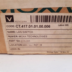 Moxa Eds-205 Ethernet Switch Rev. 2.1.1
