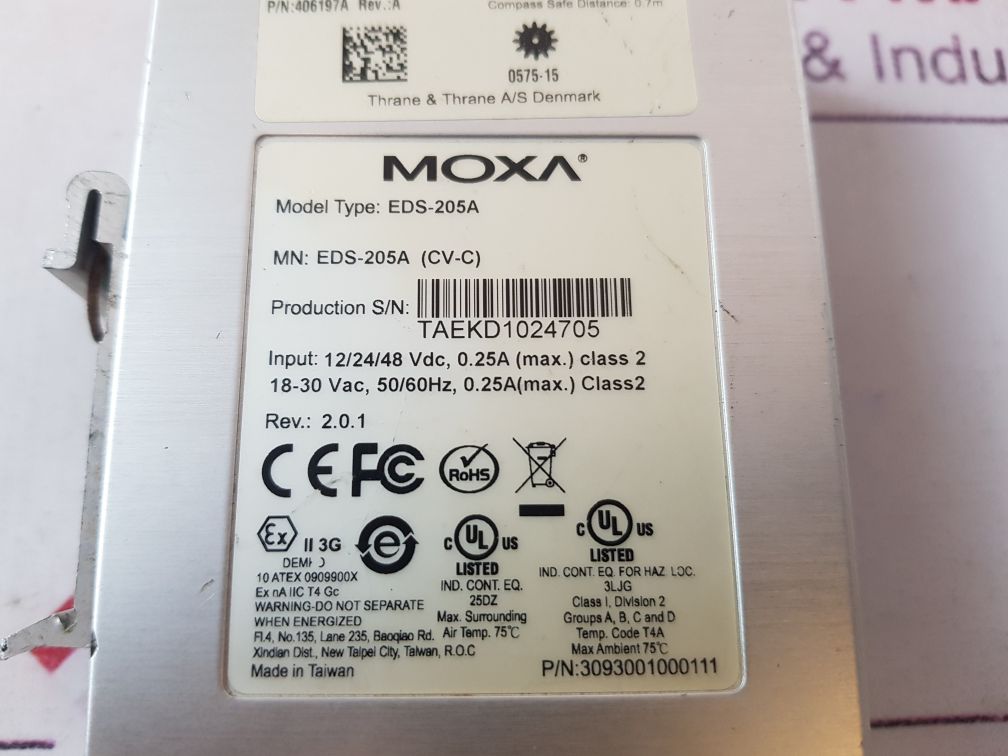 Moxa eds-205a ethernet switch