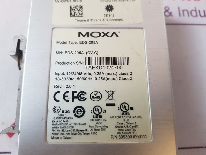 Moxa eds-205a ethernet switch
