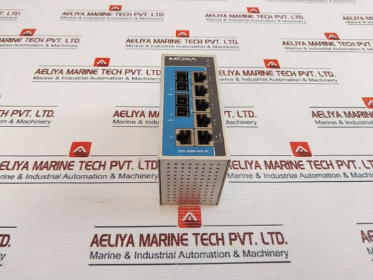 Moxa Eds-208A-mm-sc Ethernet Switch 0.65A 18-30Vac 50/60Hz