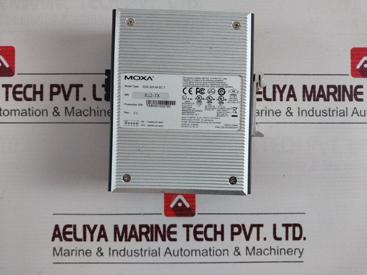 Moxa Eds-305-m-sc-t Etherdevice Switch 24 Vdc 1A Resistance