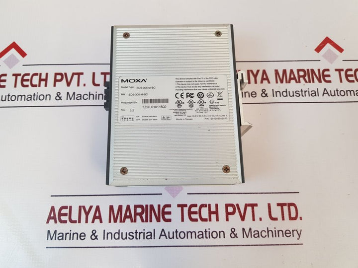 Moxa Eds-305-m-sc Etherdevice Switch Rev. 2.2 1201003052013