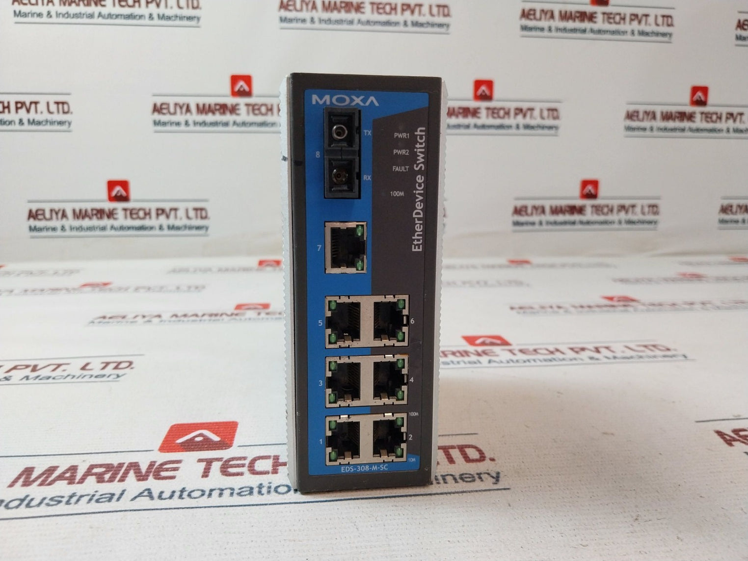 Moxa Eds-308-m-sc Etherdevice Switch 24Vdc
