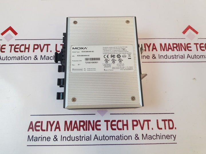 Moxa Eds-308-mm-sc Ether Device Switch Rev 2.1