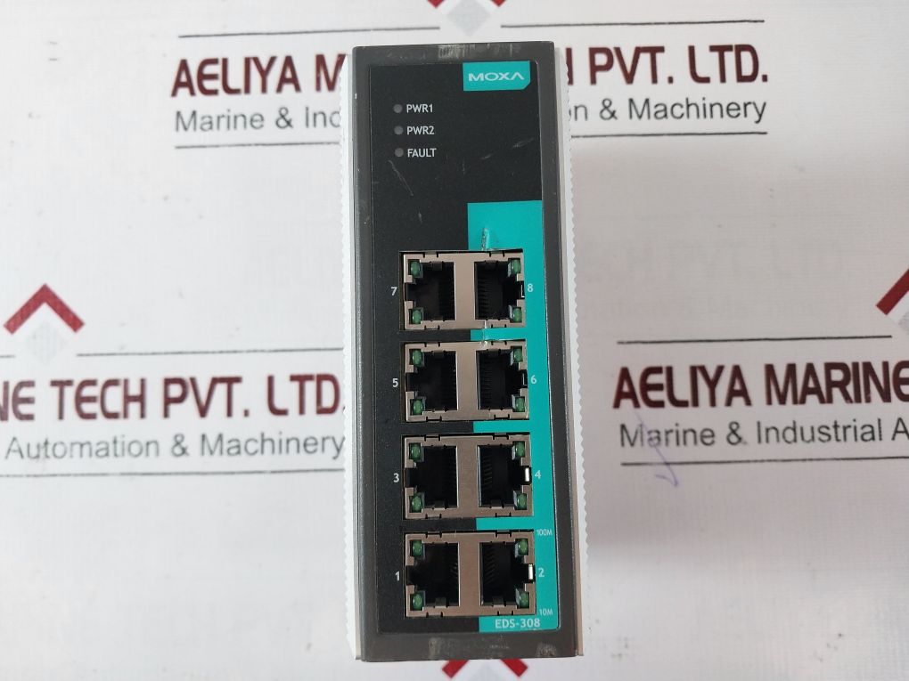 Moxa Eds-308 Rev: 2.3.0 Ethernet Device Switch 3093000000363