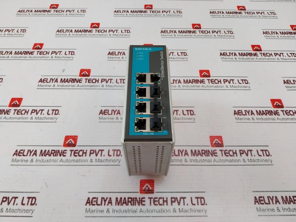 Moxa Eds-308 Ether Device Switch 12010030803 Dc12-48V