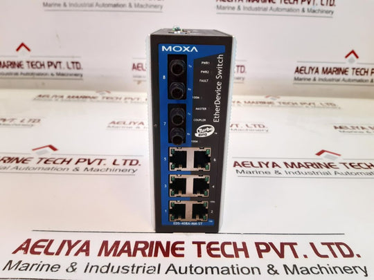 Moxa Eds-408A-mm-st-t Industrial Ethernet Switch Rev 1.1 -40°C Tamb 75°C
