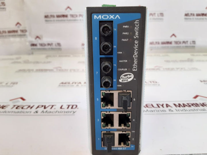 Moxa Eds-408A-mm-st Rev-1.1 Etherdevice Switch ,1201408100021
