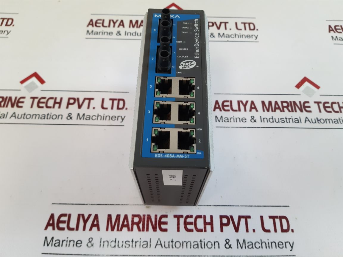 Moxa Eds-408A-mm-st Rev.1.1 Etherdevice Switch
