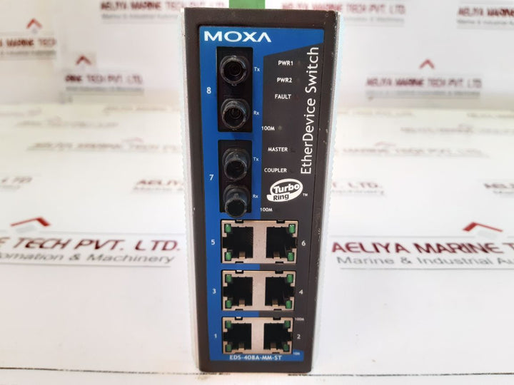 Moxa Eds-408A-mm-st Rev.1.1 Etherdevice Switch
