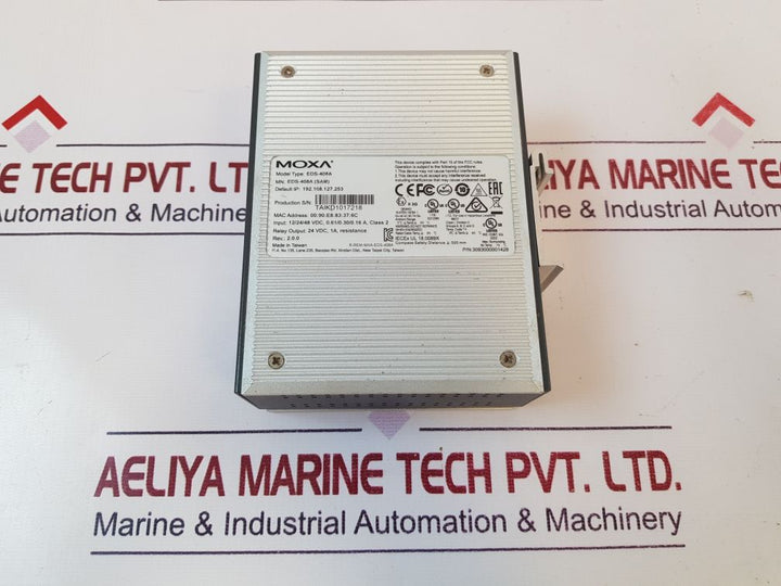 Moxa Eds-408A Rev.2.0.0 Ether Device Switch Eds-408A (Sam)