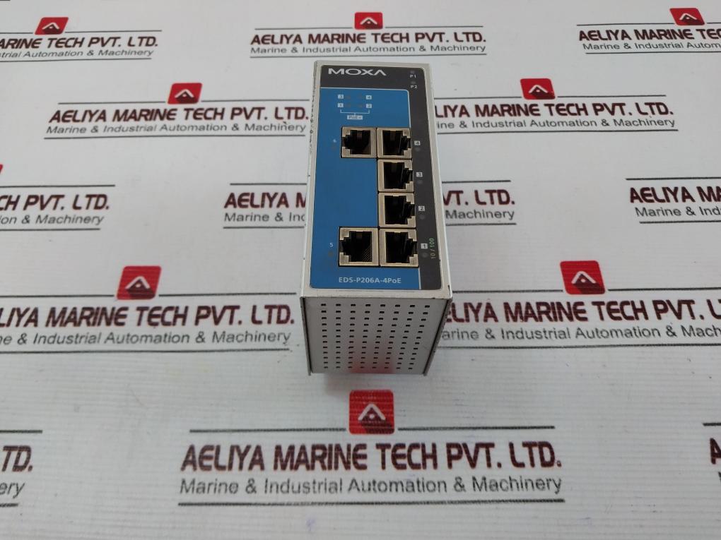 Moxa Eds-p206A-4Poe, 1201002060011 Isolated Power Supply 24/48 Vdc, 5.5/2.6A