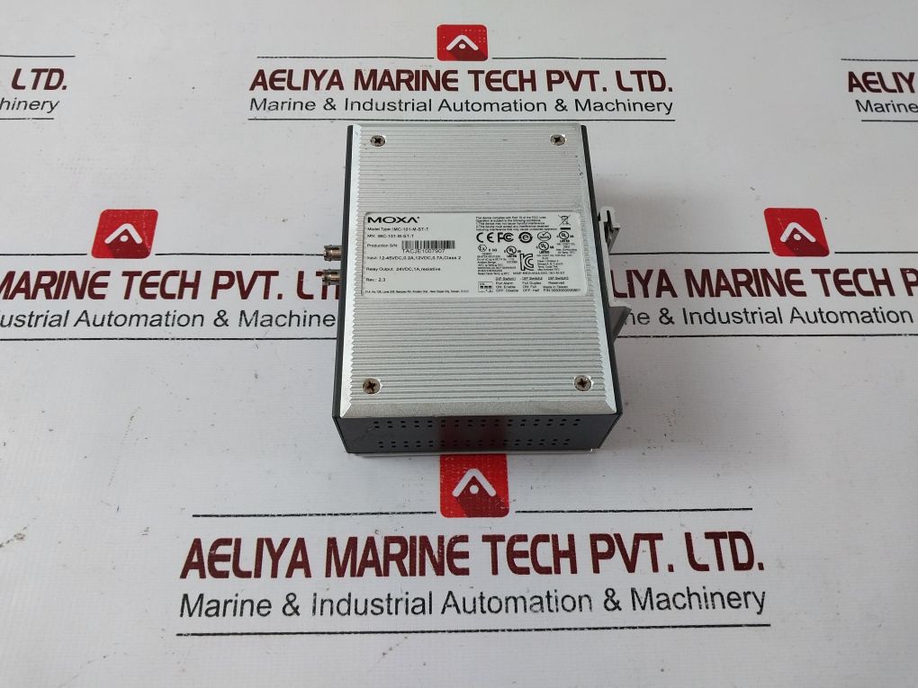 Moxa Imc-101-m-st-t Industrial Media Converter Rev.2.3