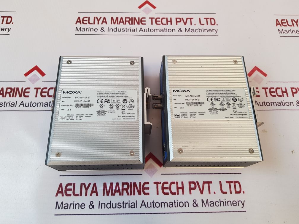 Moxa Imc-101-m-st Rev.2.3 Industrial Media Converter 1201001011613