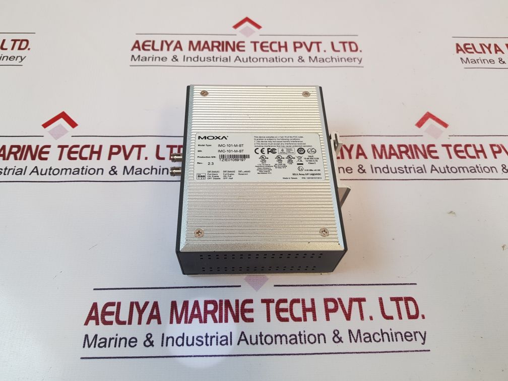 Moxa Imc-101-m-st Rev.2.3 Industrial Media Converter 1201001011613