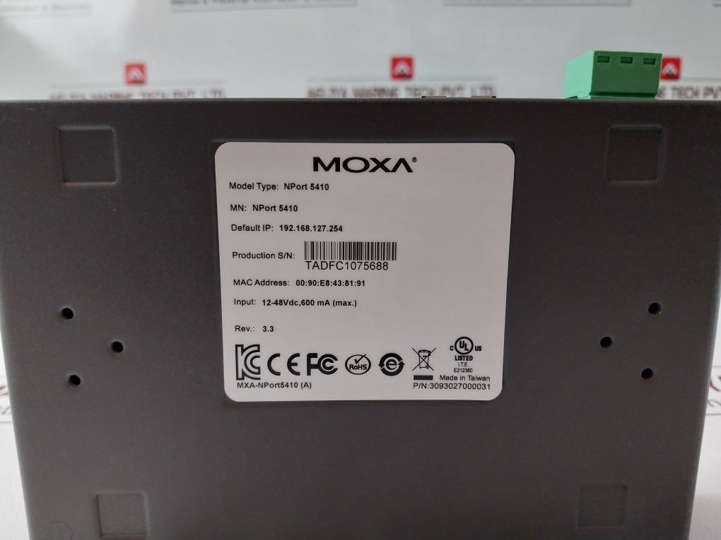 Moxa Nport 5410 4 Port Serial Device Server