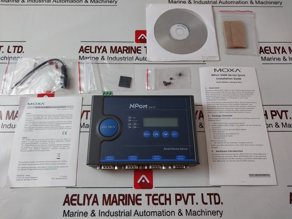 Moxa Nport 5410 4 Port Serial Device Server