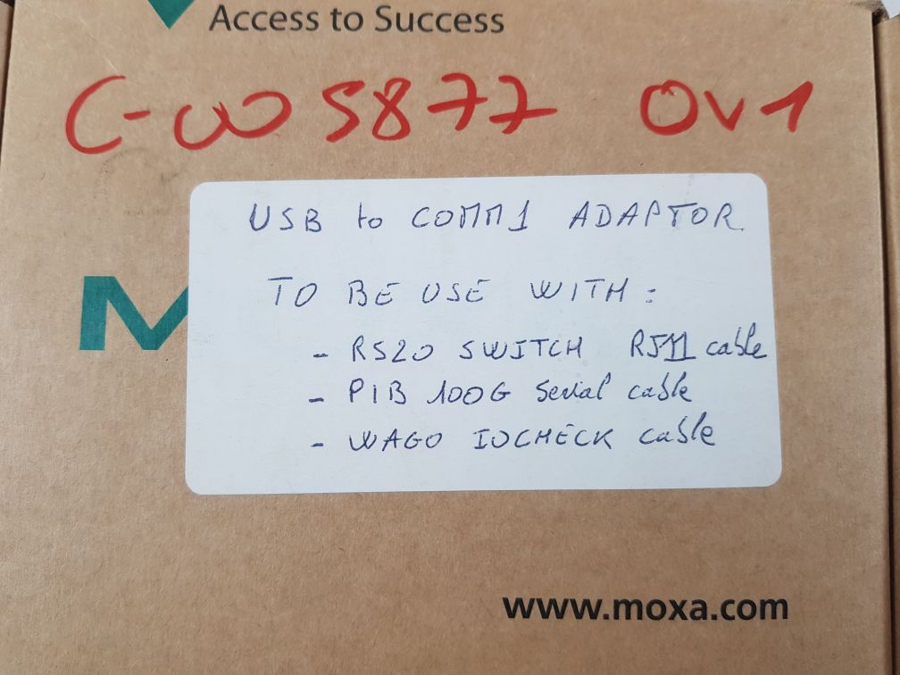 Moxa Uport 1110 V1.4 Rs-232 Usb-to-serial Converter