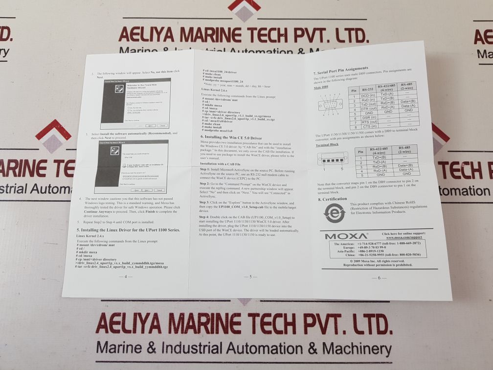 Moxa Uport 1110 V1.4 Rs-232 Usb-to-serial Converter