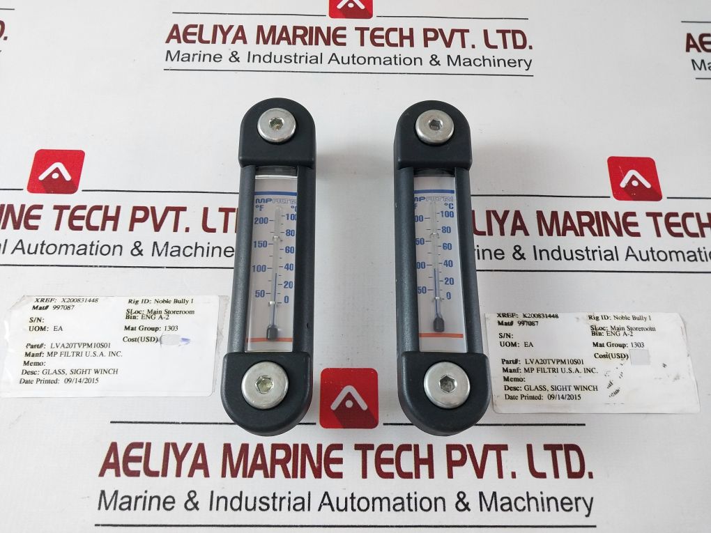 Mp Filtri Lva20Tvpm10S01 Sight Winch Glass

