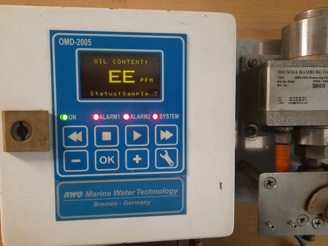 Deckma Hamburg Omd-2005 Bilge Alarm Oil Content Meter