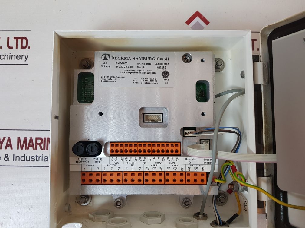 Deckma Hamburg Omd-2005 Bilge Alarm Oil Content Meter