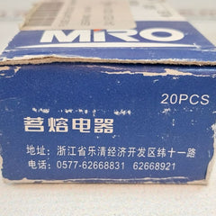 Lot Of 11X Mro Rt18-63Ac Cylindrical Cap-shaped Fuse