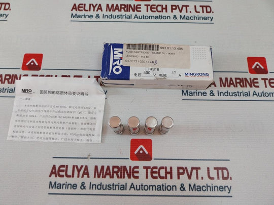 Lot Of 11X Mro Rt18-63Ac Cylindrical Cap-shaped Fuse