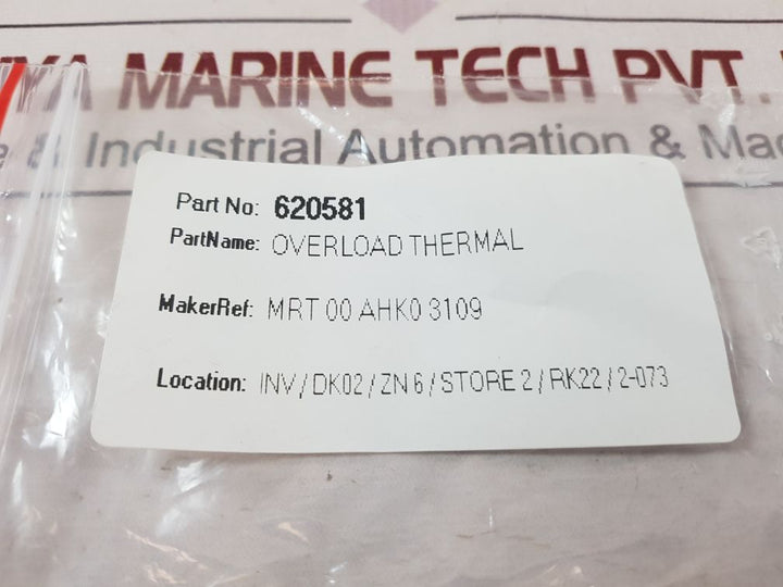 Mrt00Ah.Ke-3109 Thermal Overload Mrt 00 Ahk0 3109
