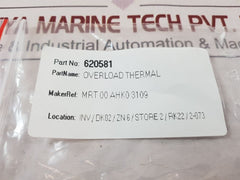 Mrt00Ah.Ke-3109 Thermal Overload Mrt 00 Ahk0 3109