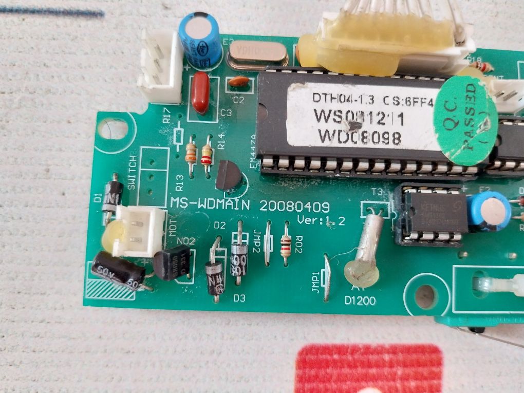 Ms-wdmain 20080409 Ver: 1.2 Pcb Card