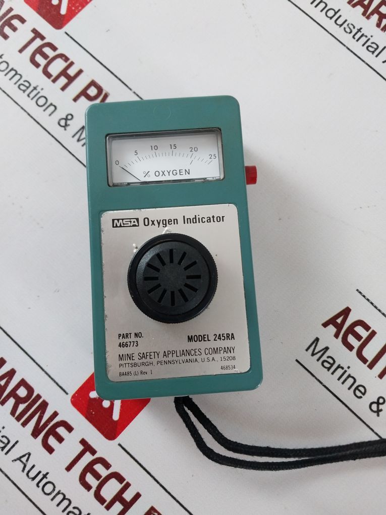 Msa 245Ra Oxygen Indicator 466773