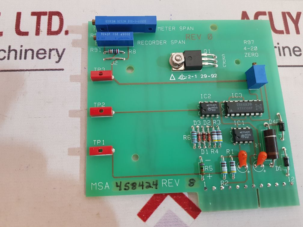 Msa 494930 Pcb Card